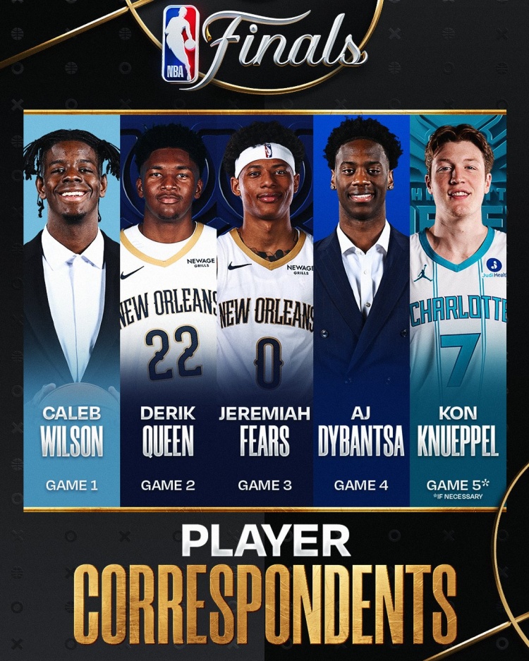 28圈-NBA公布总决“球员记者团”名单:状元大热迪班萨、克尼佩尔在列